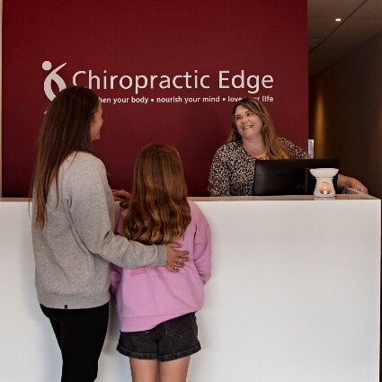 Second chiropractic visit and first adjustment