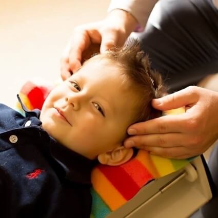 Chiropractic technique demonstration